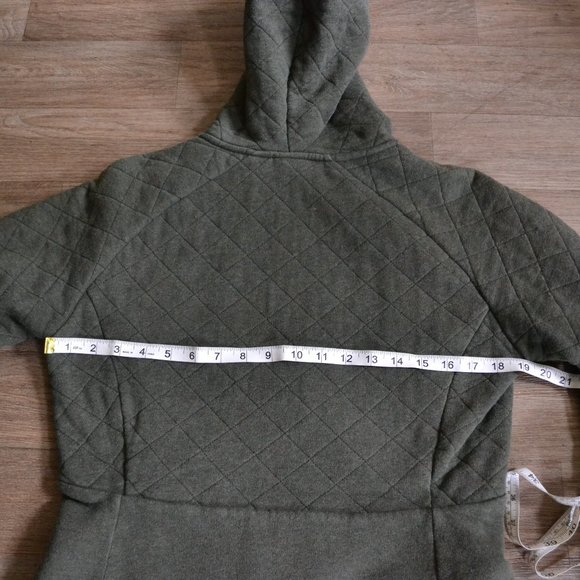 NWT The North Face Olive Green Quilted Tunic Jacket Size Medium - Picture 5 of 6